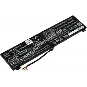 Batteri til Laptop Acer Predator Triton 500 PT515-51-502R