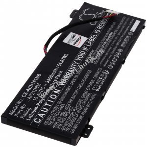 Batteri til Acer Nitro 16 AN16-51-78GX Laptop