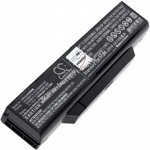 Batteri kompatibel med Clevo Typ 6-87-N350S-4D7