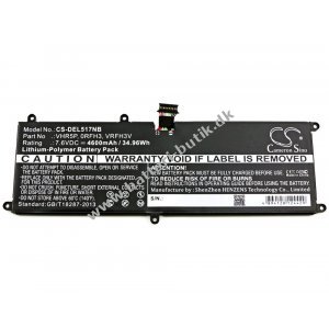 Batteri til Laptop Dell Latitude 11 (5175) / Typ RFH3V