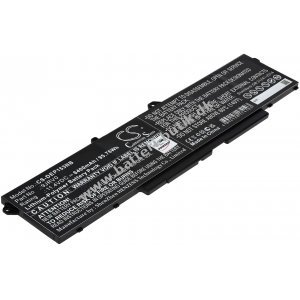 Batteri passer til Laptop Dell Precision 15 3561, Typ 9JRV0