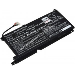 Batteri kompatibel med HP Type HSTNN-DB9G