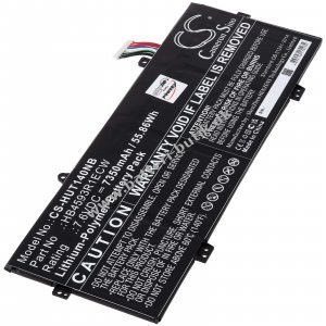 Batteri til Huawei KLV-W29 Laptop