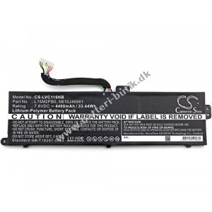 Batteri kompatibel med Lenovo Type L15M2PB0