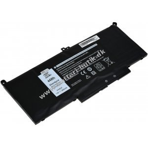 StandardBatteri passer til Laptop Dell Latitude 12 7290, Latitude 13 7390, Latitude 14 7480, Type F3YGT