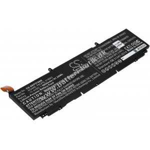 Batteri passer til Laptop Dell XPS 17 9700, Precision 5750 (0YY3V), Type XG4K6 m.fl.