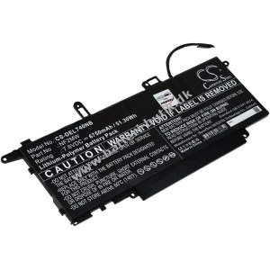 Batteri passer til  Laptop Dell Latitude 7400 2-in-1, Latitude 7310 2-in-1, Type NF2MW