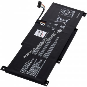 Batteri kompatibelt med MSI Type BTY-M491