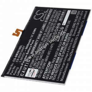 Batteri passer til Tablet Samsung Galaxy Tab S9+ SM-X816 Type EB-BX818ABY