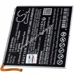 Batteri til Tablet Samsung SM-T870 SM-T875N
