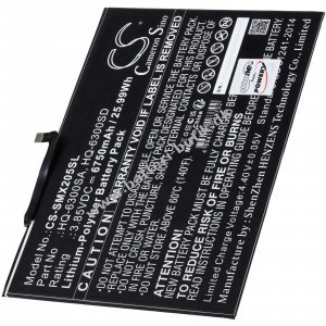 Batteri kompatibel med Samsung Typ HQ-6300SA