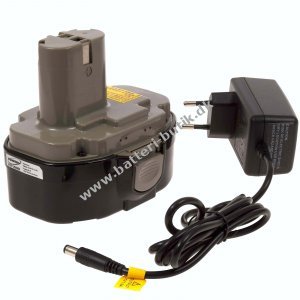 Batteri til Makita Master-Line 6343DWDE Li-Ion inkl. oplader