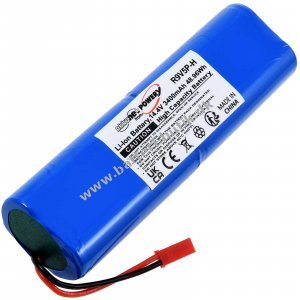 PowerBatteri kompatibelt med ZACO Type 18650B4-4S1P-AGX-2