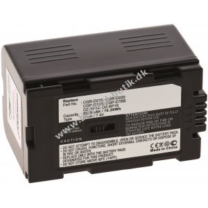 Batteri til Panasonic NV-GS3EG 2200mAh