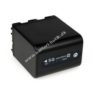 Batteri til Sony Videokamera DCR-PC120BT 4200mAh Anthrazit med LEDs