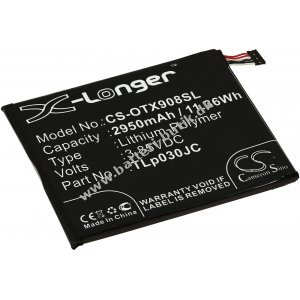 Batteri til Mobil, Smartphone Alcatel One Touch A3 XL / OT-5099D / Typ TLp030JC osv.