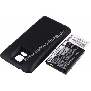 Batteri til Samsung Galaxy S5/ Type EB-B900BC Sort 5600mAh