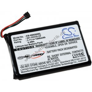 Batteri til Navigation GPS Garmin nvi 2555 LMT