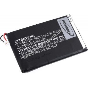 Batteri til Garmin Type 361-00051-00