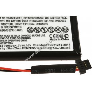 Batteri til GPS Navigation TomTom V3 / N14644 / Typ 6027A0093901 osv.