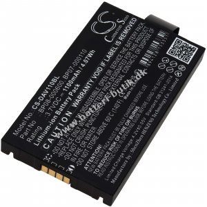 Batteri kompatibel med Datalogic Typ BP08-00011A