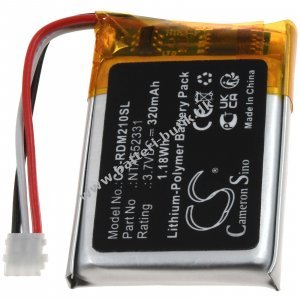 Batteri til Rode kompatibel med Rode Typ NTA552331