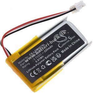 Batteri kompatibel med Logitech Typ AHB521630PJT-04