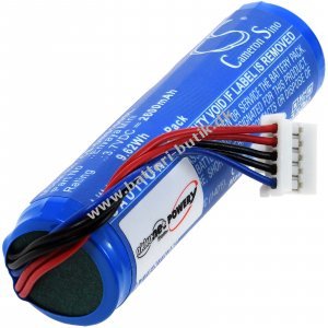 Batteri kompatibel med Denon Typ CA-B2120265