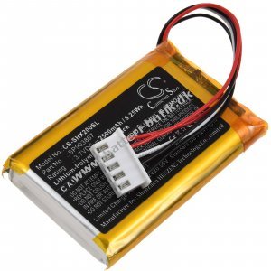 Batteri Passer til Bluetooth hjttaler Sony SRS-XE200 Typ SP903867