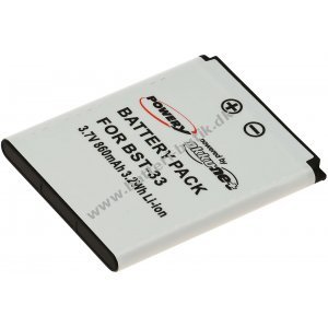 Batteri til Sony-Ericsson W300c