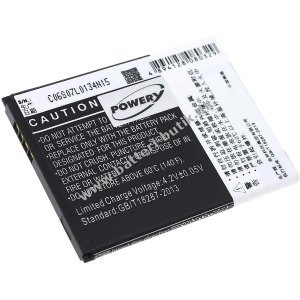 Batteri til Alcatel One Touch 4005D / Type TLi014A1