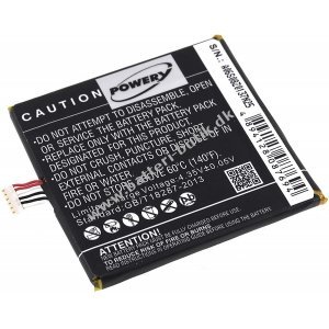 Batteri til Alcatel OT-6012A / Type TLP017A1