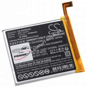 Batteri Passer til Mobil Doro 8050 DBS-0230 Typ DBV-3000A