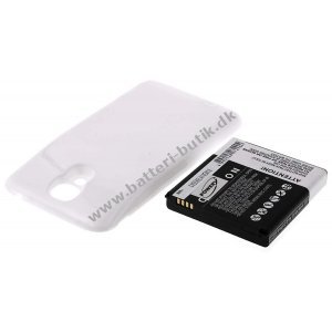 Batteri til Samsung GT-I9500 /Samsung Galaxy S4/Type B600BE 5200mAh Hvid