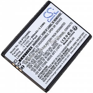 Batteri kompatibel med Panasonc Typ 514047AR