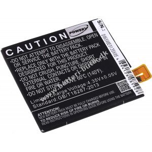 Batteri til Sony Ericsson Type AGPB012-A001