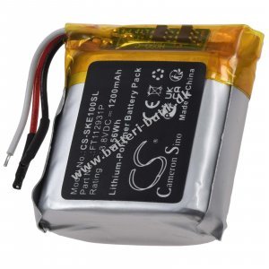 Batteri kompatibelt med Skullcandy Type FT112931P