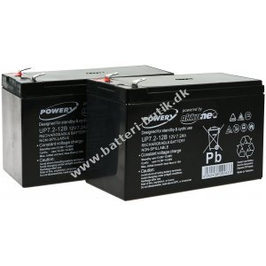 Powery Bly-Gel Batteri til USV APC Smart-UPS SUA750I