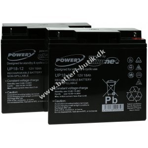 Powery Bly-Gel Batteri til USV APC Smart-UPS SUA1500I