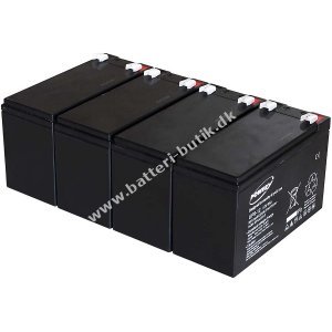 Powery Bly-Gel Batteri til UPS APC Smart-UPS RT1000 9Ah 12V