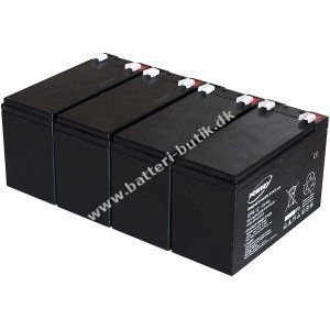 Powery Bly-Gel Batteri til UPS APC Smart-UPS SURT1000RMXLI 9Ah 12V