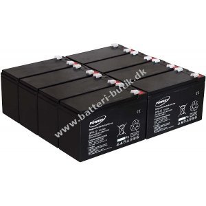 Powery Bly-Gel Batteri til UPS APC Smart-UPS SUA3000RMXLI3U 9Ah 12V