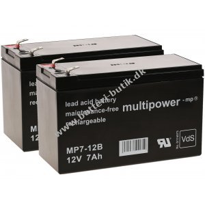 Erstatningsbatteri (multipower) til UPS APC Smart-UPS SC1000I 12V 7Ah (erstatter 7,2Ah)