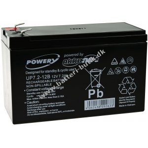 Powery Bly-Gel Batteri til USV APC Back-UPS 650