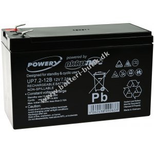 Powery Bly-Gel Batteri til USV APC Back-UPS BE700-GR