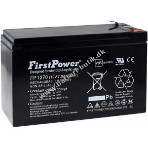 FirstPower Bly-Gel Batteri til UPS APC Back-UPS BR500I 7Ah 12V