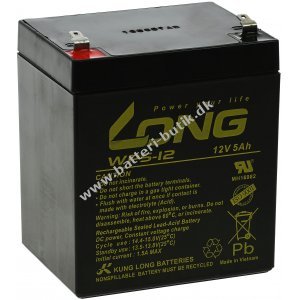 KungLong Blybatteri passer til APC Back-UPS BF350-GR / BF350-RS