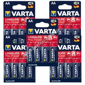 Varta Max Tech AA Alkaline Batterier  20 Stk 5x4 Blisterpakning