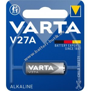 Varta Batterier Alkaline LR27 V27A V27GA 12V 1er Blister