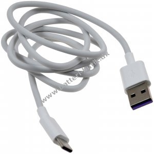 Huawei HL-1289 USB p-USB-C Datakabel Ladekabel til Mate 9 Hvid 1m